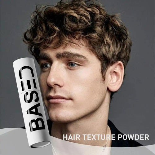 BASED Sea Salt Hair Volume Powder , Instant Texture & Fluffy Finish, Long-Lasting Hold Wave Styling, Unisex Mattified Hair Care