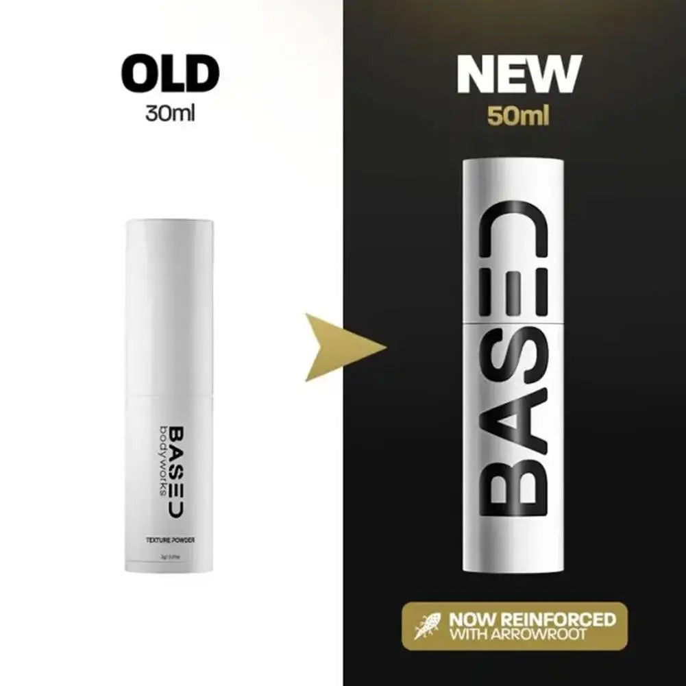 BASED Sea Salt Hair Volume Powder , Instant Texture & Fluffy Finish, Long-Lasting Hold Wave Styling, Unisex Mattified Hair Care